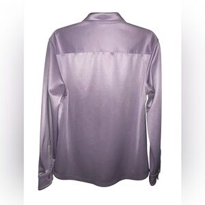 Coofandy Shirt Mens S 42” Purple Lavender Button Down  Dress Shirt